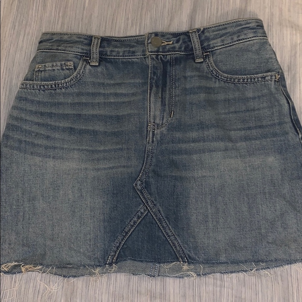 Hollister jean skirt